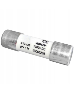 Cylindrical Fuse gPV 10x38 15A 1000V DC 1