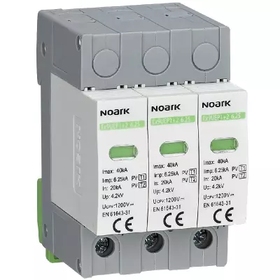 NOARK 111760 SPD Ex9UEP T1+T2 6.25R 3P 1000V EU