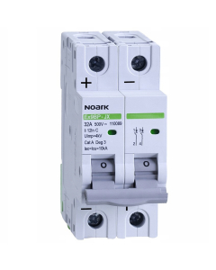 Noark 110089 MCB Ex9BN 2P C32A DC Miniature Circuit Breaker 1