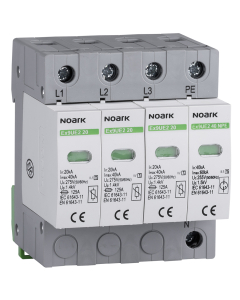 Noark 103355 SPD Ex9UE2 20 3PN 275 AC T2 C Surge Protective Device 1