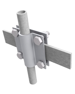 Onetric 4-Way Cross Connector 2-Plate Type B for up to 40mm Conductor Spacing