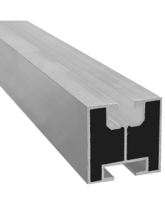 Solar Panel Rail 40x40mm M10 T-bolt PV Mounting Profile 222cm