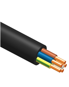 NYY-J 600/1000V Power Cable 5x2,5mm 1