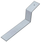 Edge Bracket Low For Flat Roof With Seal